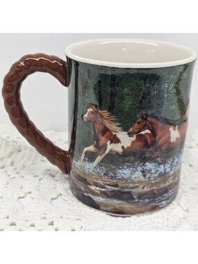 Spring Creek Horse Sculpted Mug by Chris Cummings - Wild Wings